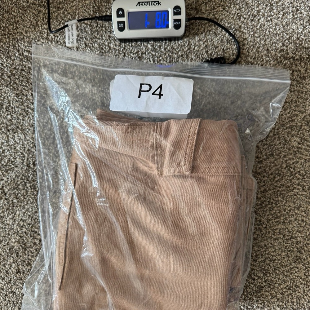 Banana Republic High Rise Tapered Utility Pants Iced Latte 12 Tan Cargo Safari - Picture 14 of 14